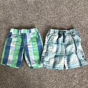 Kids Plaid Summer Shorts